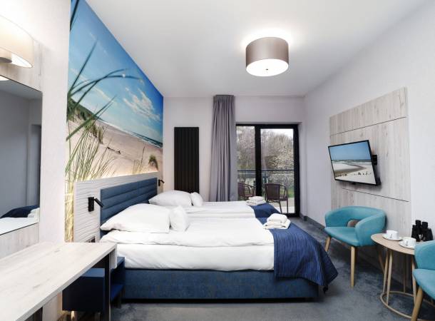 Double Room - sea view facing West